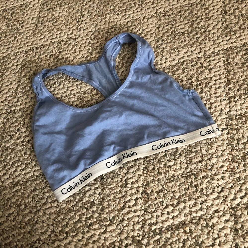 Baby Blue Calvin Klein Bralette